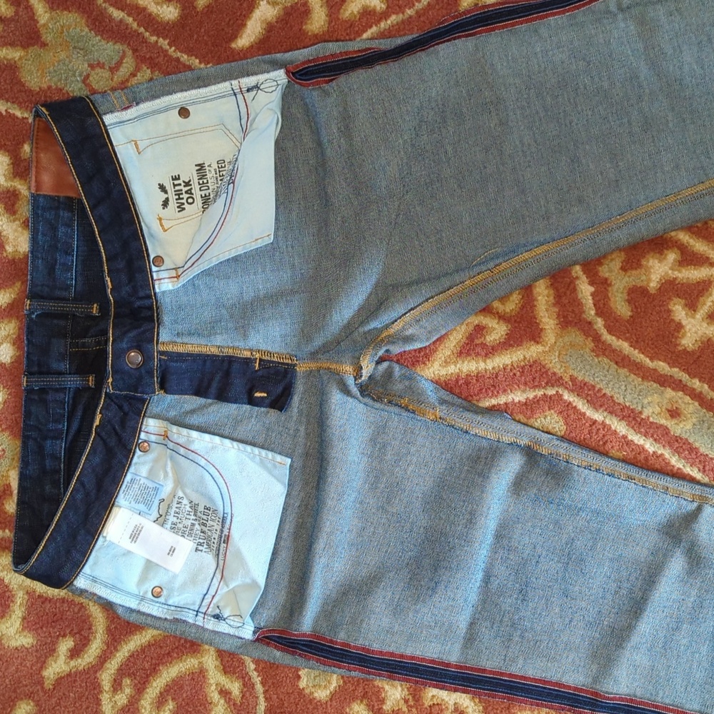 Lucky Collectable Handcrafted USA Jeans 6/28 Lolita Boot White Oak® Cone Denim® - Picture 3 of 16